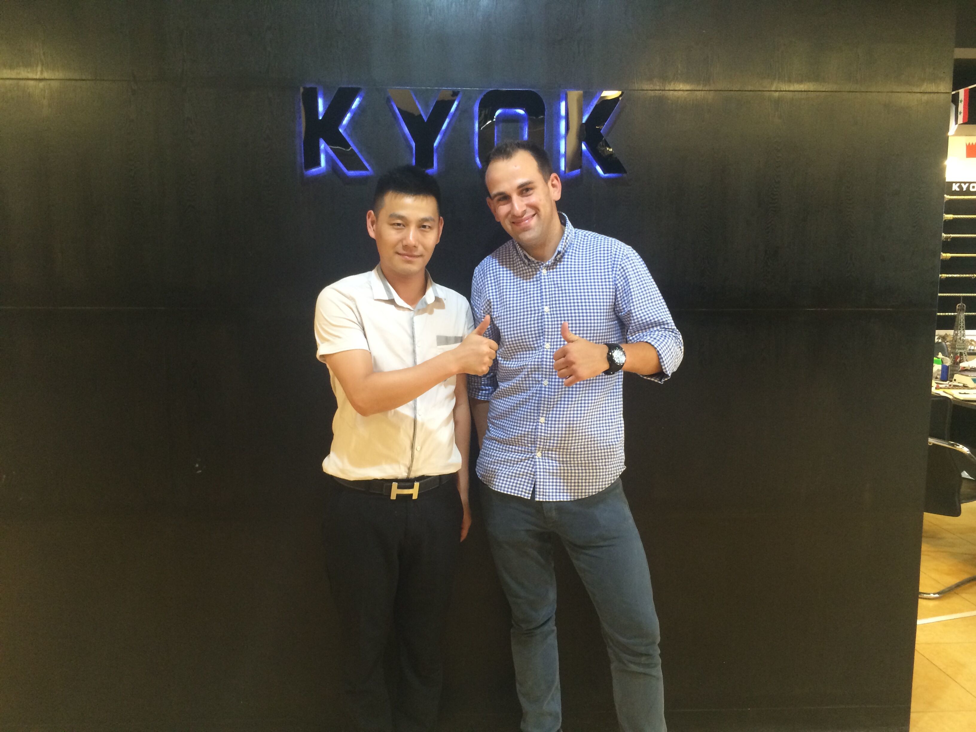 Latest company case about Spanish customer visited KYOK