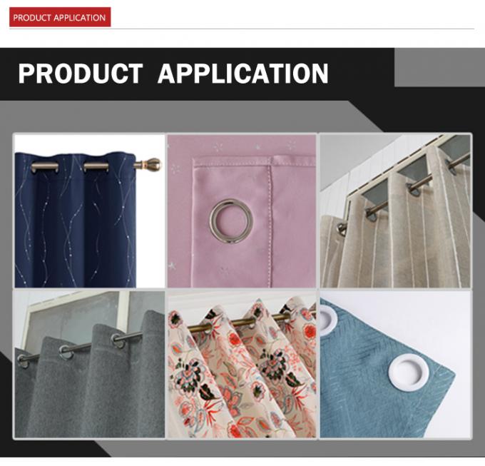 42mm Washable PP Plastic Decorative Drapery Rings