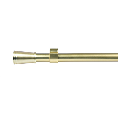28mm Diameter Metal Curtain Rods With Gold Color For Living Room
