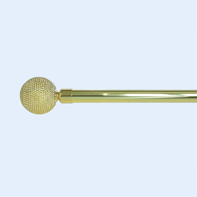 Golf Finial Custom Curtain Rod Accessories Single Bracket 28mm Diameter