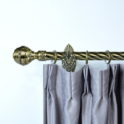 home decoration 28mm curtain pole brass pineapple design curtain finial