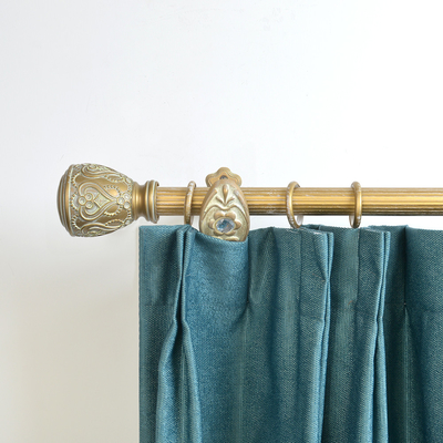 Multicolor Iron Pipe Curtain Rods Retro Style OEM 6M Length