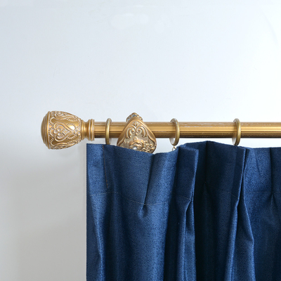 Vintage Curtain Rod Set With Accessories 25MM Curtain Finials