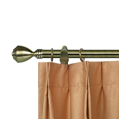 28 MM  Electroplating Surface Treatment Curtain Rod In Iron Material For Indoor Decoration