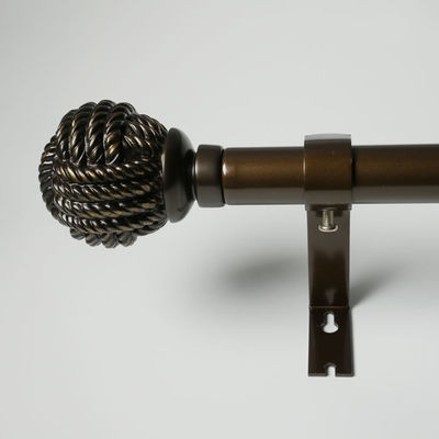 19mm 22mm Single Bracket Adjustable Pipe Curtain Rods