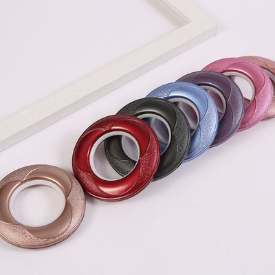 Nickel Free Plastic Drape Sliding Eyelet Curtain Rings