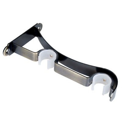Stainless Steel Extendable Double Curtain Pole Brackets