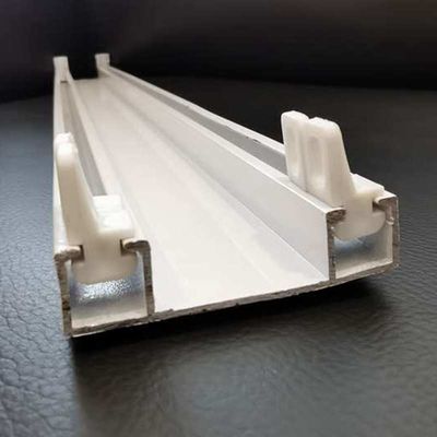 16mm Square Sliding Curtain Tracks For Bay Windows Ceiling Mounted