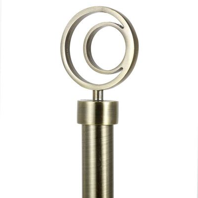 16mm Diameter Moon Stainless Steel Exquisite Curtain Rod