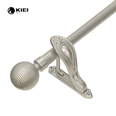 Metal Material 28MM Curtain Rods With Sigle Barcket For House Decor