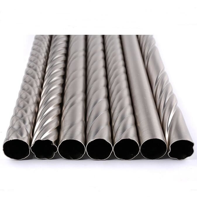 6m 28mm Anodized Aluminium Twist Pipe Curtain Pole