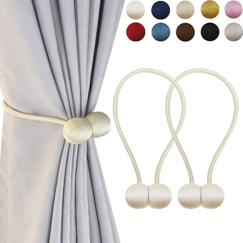 Decorative Rope Magnetic Curtain Tiebacks Clip For Home Office